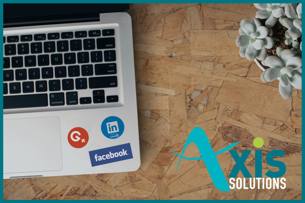 illustration article Axis Solutions présente sur les réseaux sociaux Facebook et Linkedin