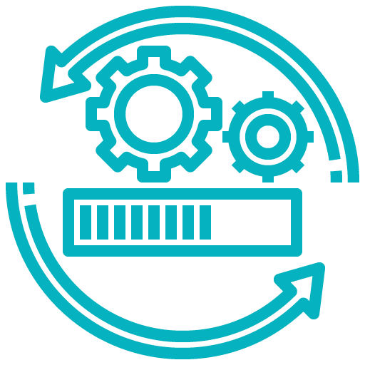 pictogramme maintenance et mises à jour du logiciel de gestion d'affaires Gestactiv