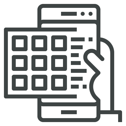 pictogramme Axion version mobile d'Axilta, logiciel dédié à la gestion d'affaires des professionnels du Bâtiment