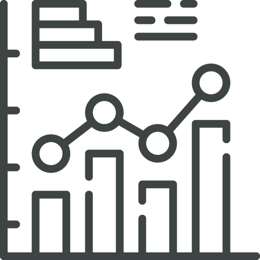 pictogramme statistiques fonctionnalité du logiciel pour la logistique Logis'Team