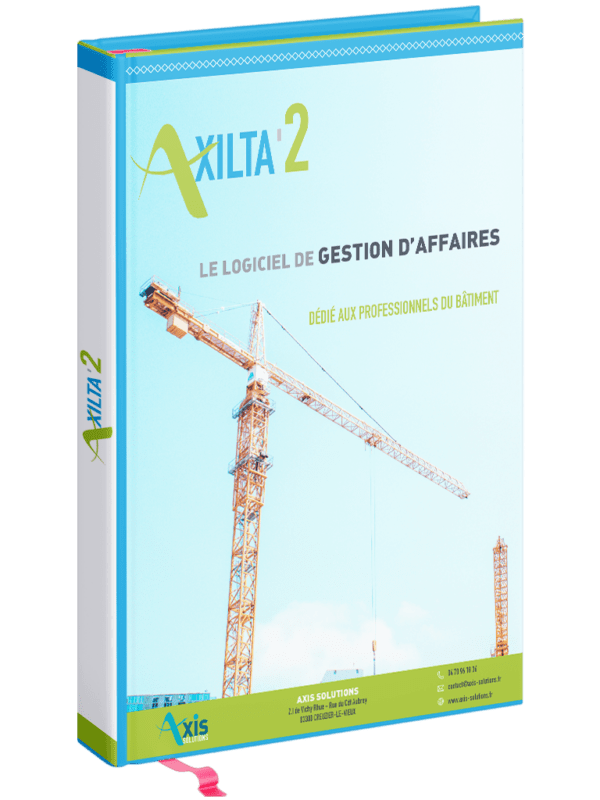 illustration documentation technique Axilta'2 logiciel ERP de gestion d'affaires dédié aux professionnels du Bâtiment