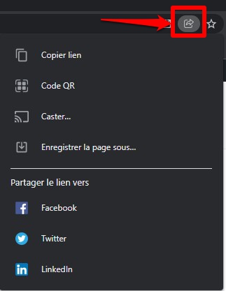 illustration partager une page via Chrome 10 astuces utiles pour maîtriser Google Chrome