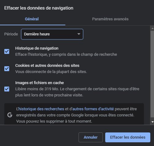 capture écran fenêtre navigateur Google Chrome effacer les données de navigation 10 astuces utiles pour maîtriser Google Chrome