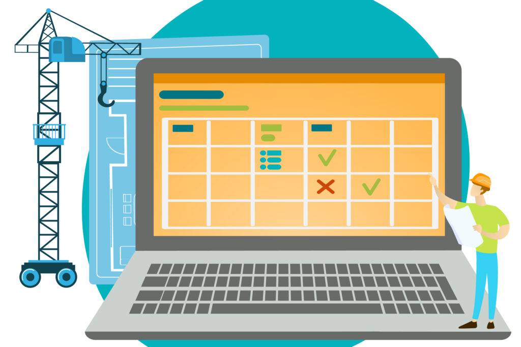 illustration article bureaux d'études techniques : 4 raisons de choisir un ERP pour la gestion de vos plannings de vos chantiers