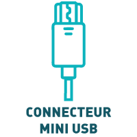 schéma explicatif connecteur de type Mini USB