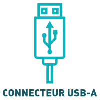 schéma explicatif connecteur de type USB-A