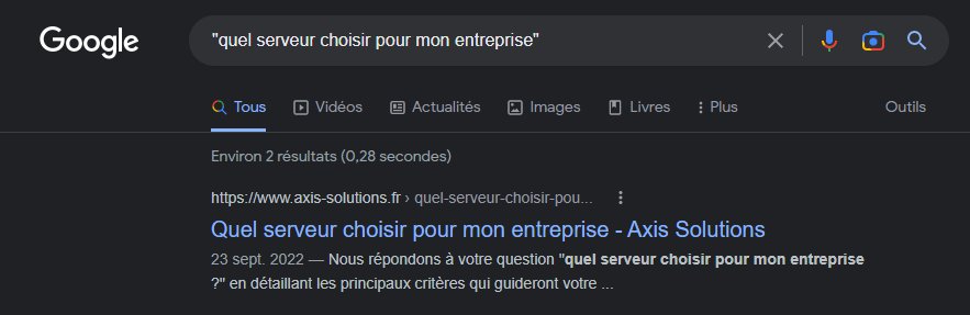 illustration rechercher un mot exact grâce aux caractères guillemets, conseil issu de l'article 15 astuces pour devenir un pro de la recherche Google 