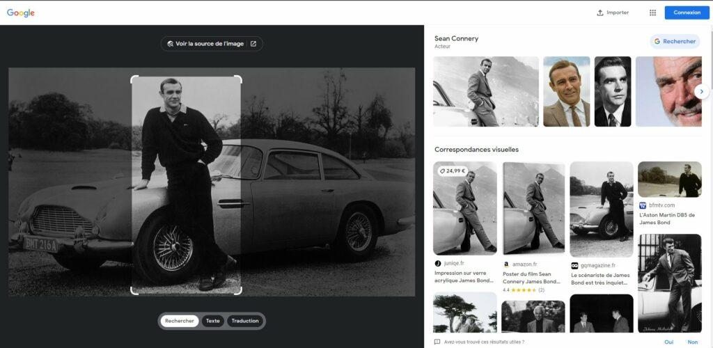 illustration second exemple de zoning avec Google Lens pour effectuer une recherche d'image similaires, conseil issu de l'article 15 astuces pour devenir un pro de la recherche Google