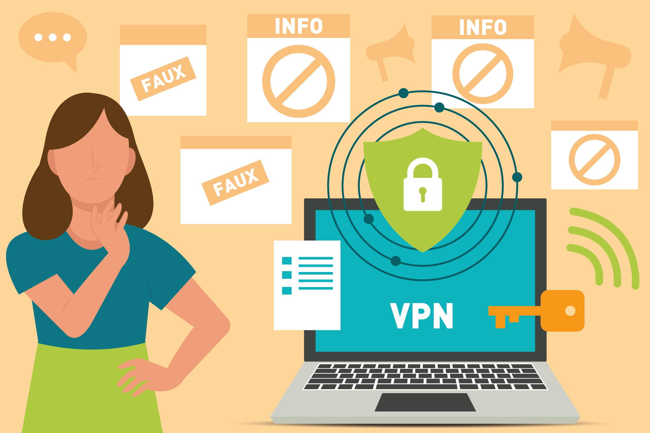 illustration article 5 mythes sur les VPN distinguer le vrai du faux