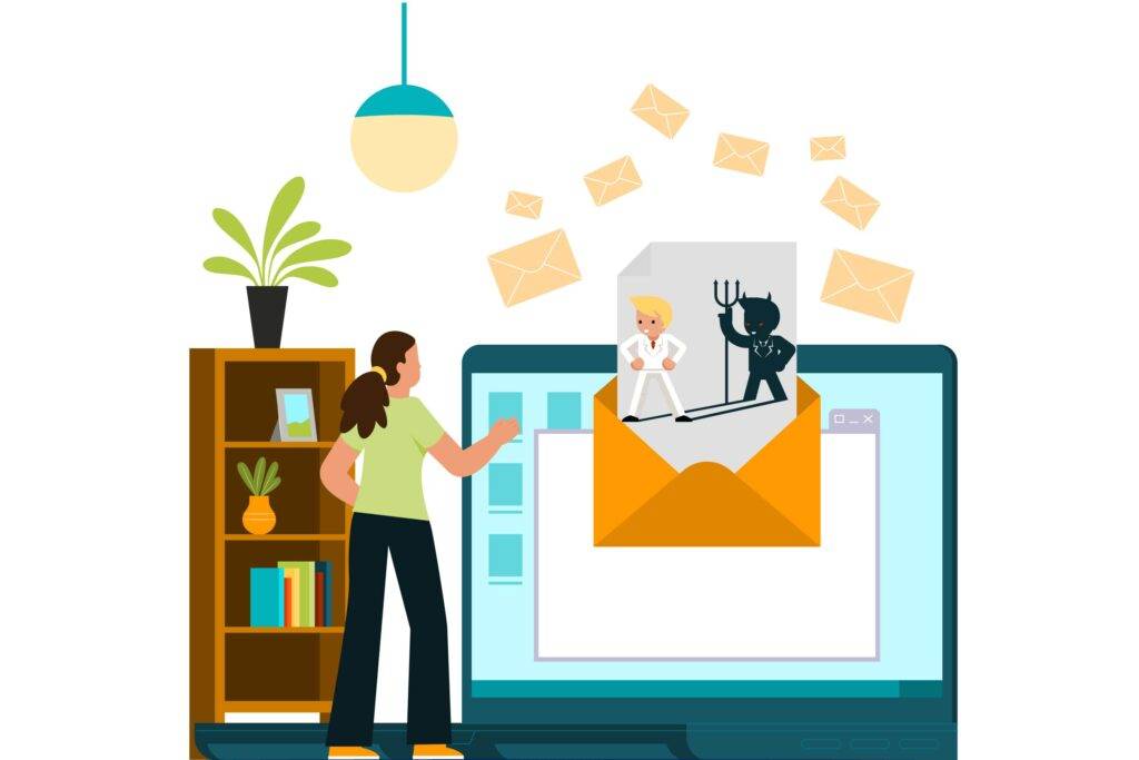 illustration article le spoofing email qu'est-ce que c'est et comment s'en protéger.