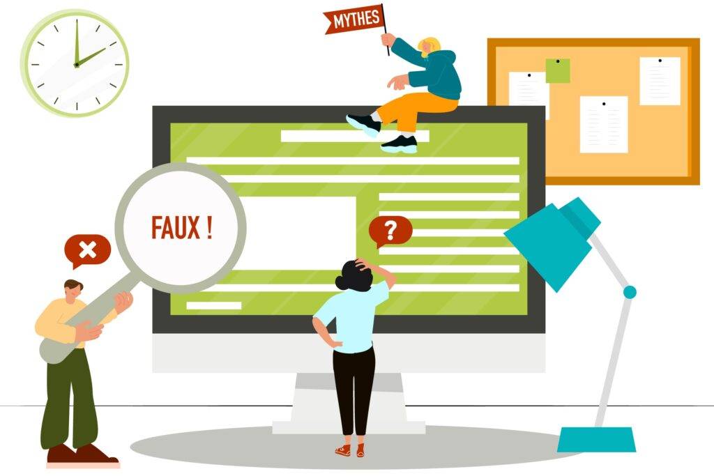 illustration article 10 mythes informatiques complètement faux