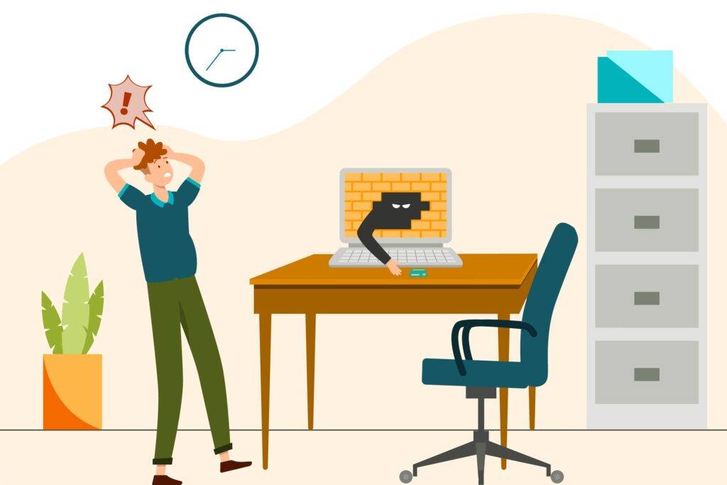 illustration article 5 vulnérabilités informatiques vecteur de cyberattaques